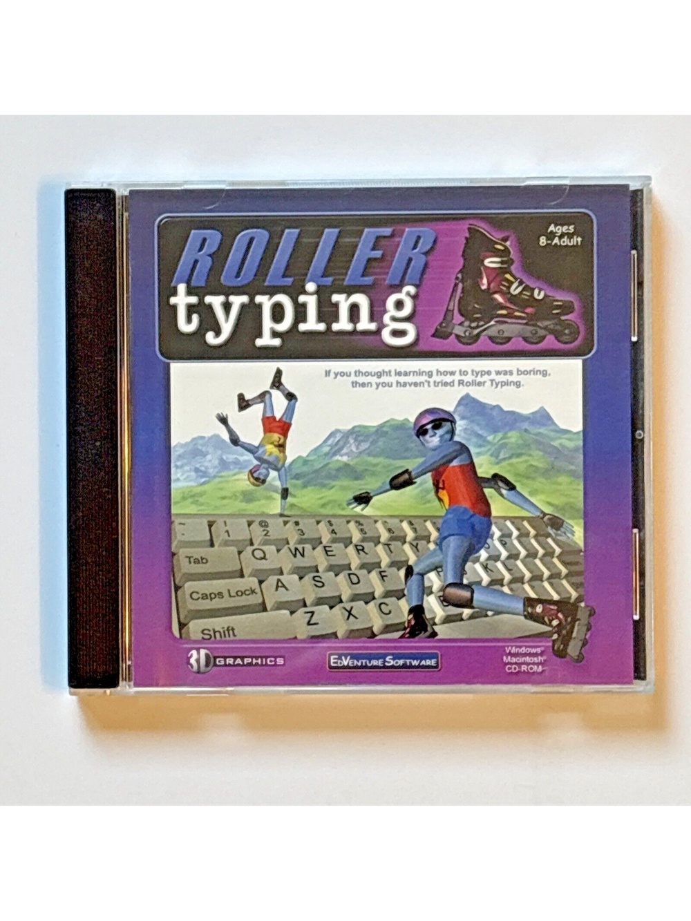 Vintage Software Roller Typing Version 3.0 EdVenture Software Windows Mac